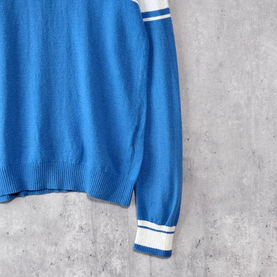 アルチビオ archivio ハイネックセーター ニット カシミア混 ブルー M