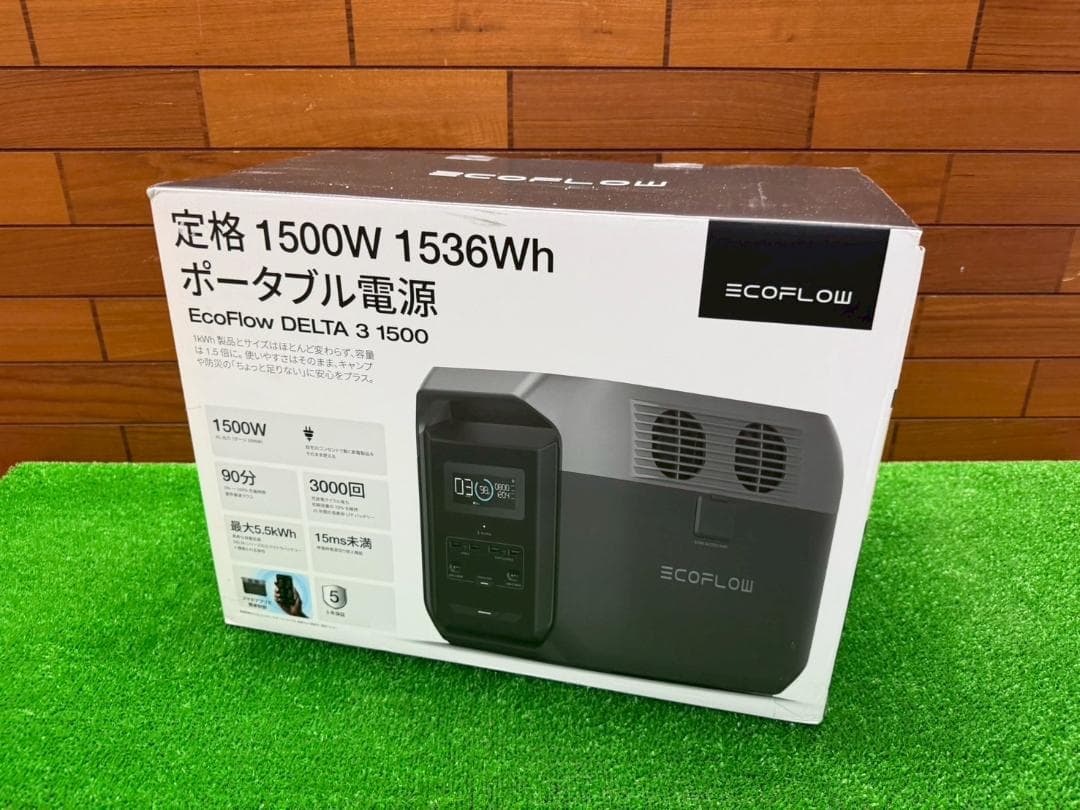 【新品未使用】エコフロー　デルタ3 1500 1536Wh