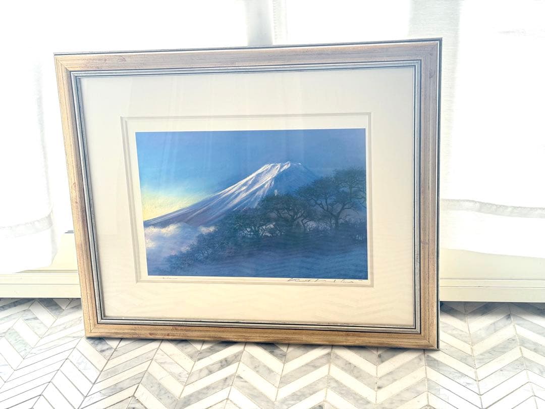 【最終値下げ】石井清　「夜明け」富士山 ジクレー　サイン入り　28/200