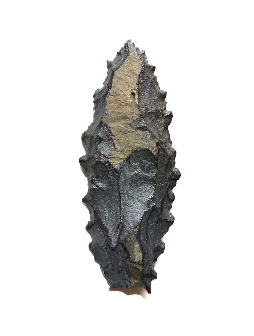 旧石器です…模写ですけど！ 351 ❑ サヌカイト 石器 ❒