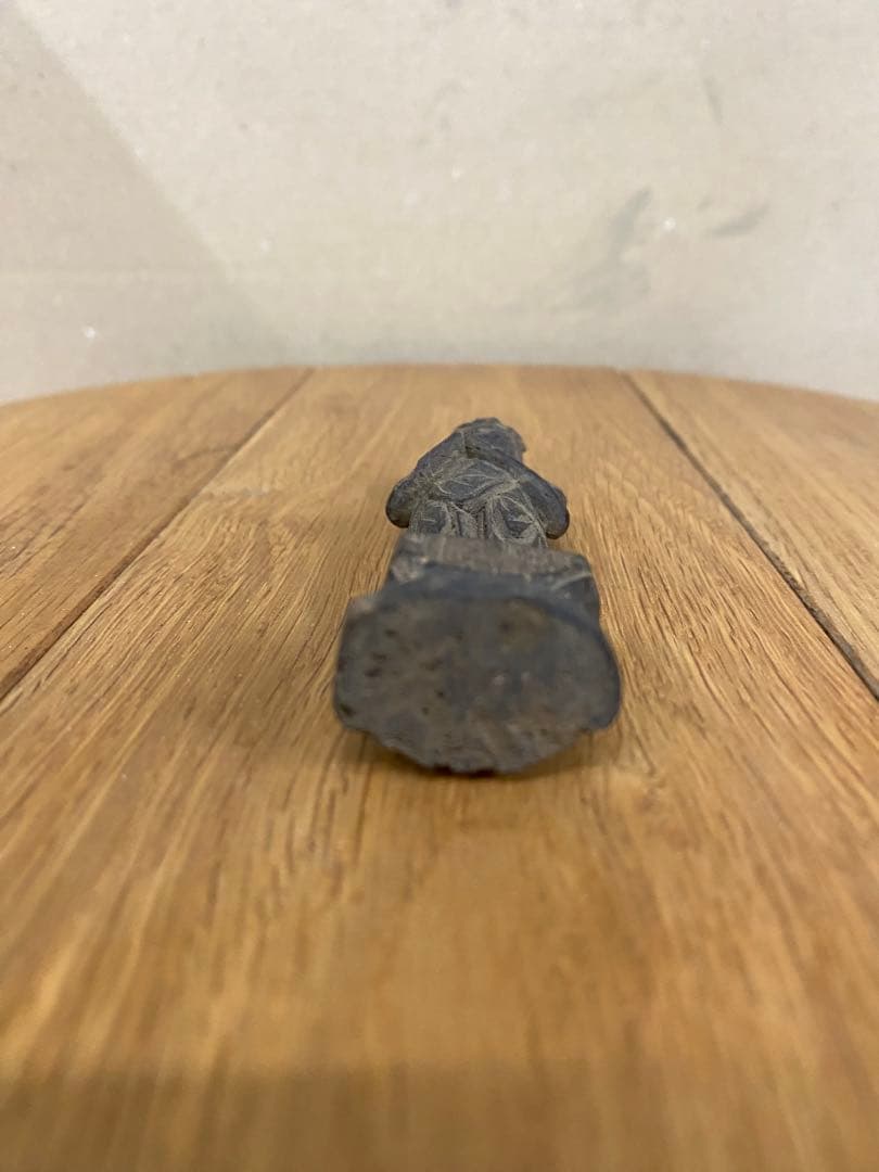 円空彫り仏　観音菩薩　全高8.5センチ