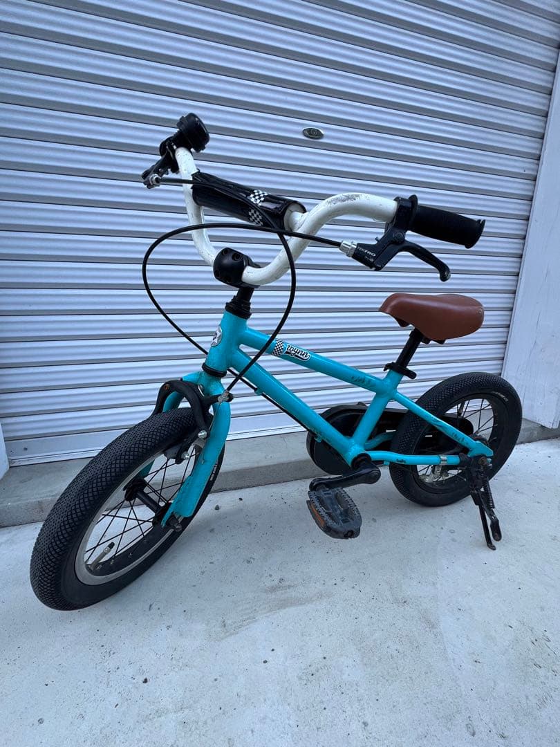 幼児用自転車 青 小型