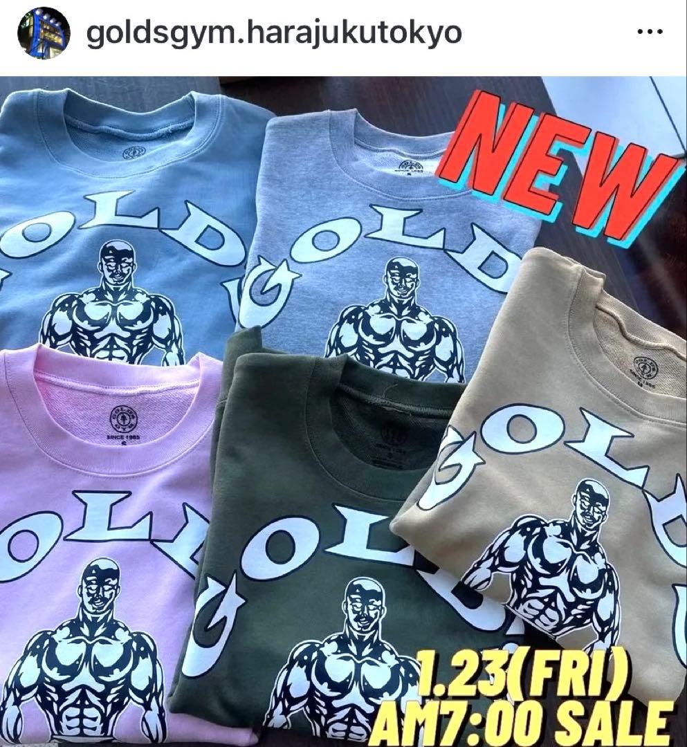 【原宿店限定】ゴールドジム　スウェット　2XL