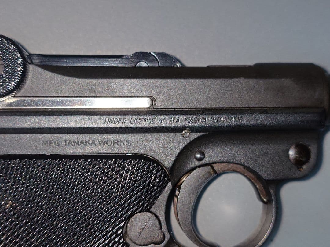 タナカ ルガーP08 HW 8インチ ガスブローバック【美箱付き・動作確認済】