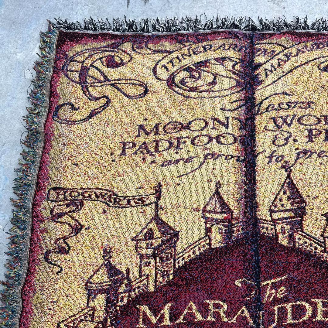 ハリーポッター　忍びの地図　ブランケット　マルチカバー　ラグ　140x117