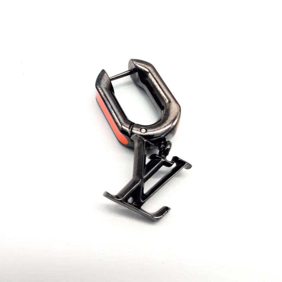 ルイヴィトン　ブックルドレイユ　パラダイスチェーン　ピアス オレンジ