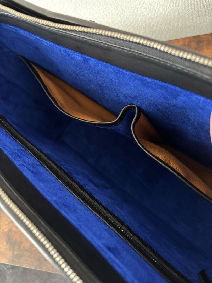 【万双】双鞣和地トートバッグほぼ未使用　ブラック