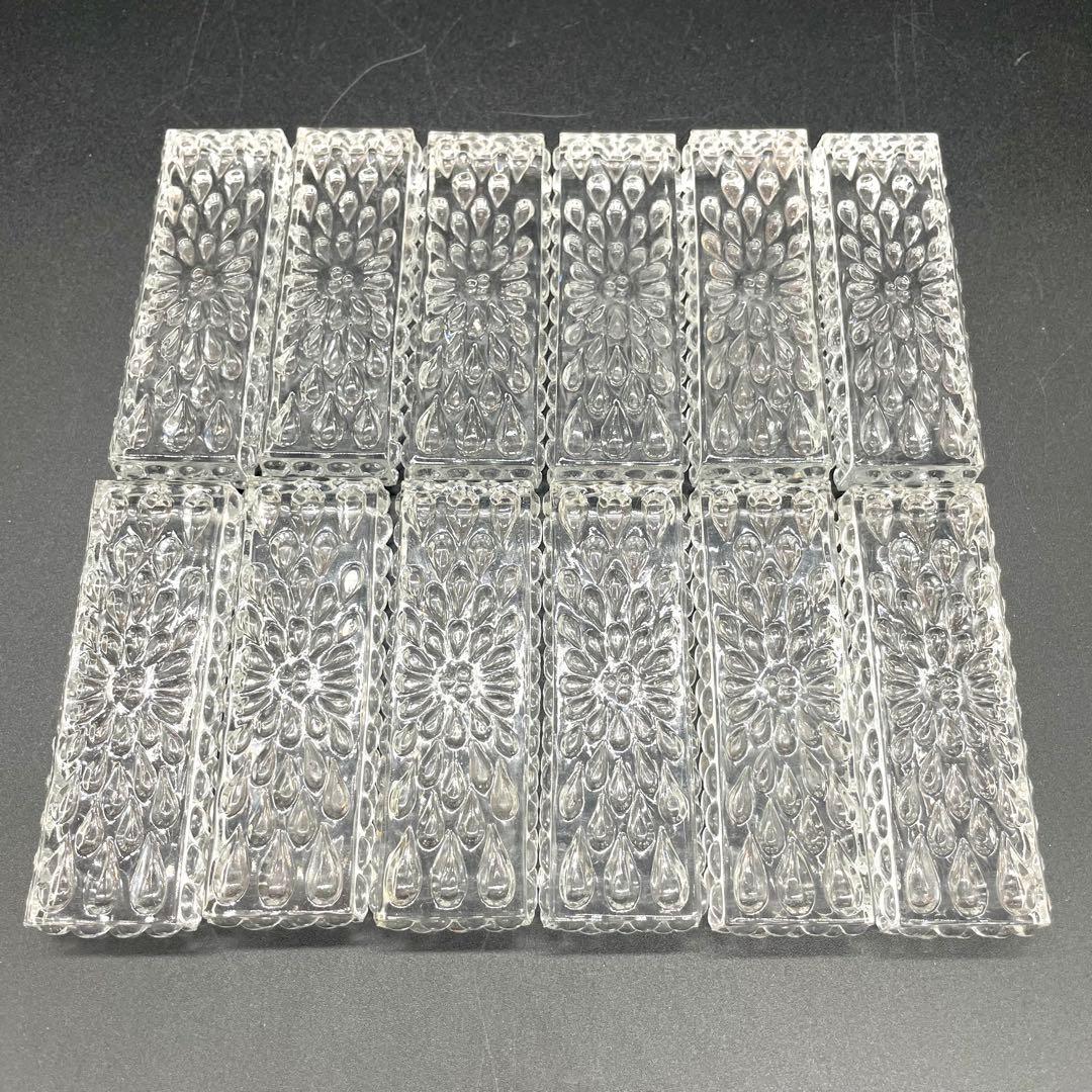 【極美品】 バカラ Baccarat ナイフレスト 12本セット 雫 箸置き