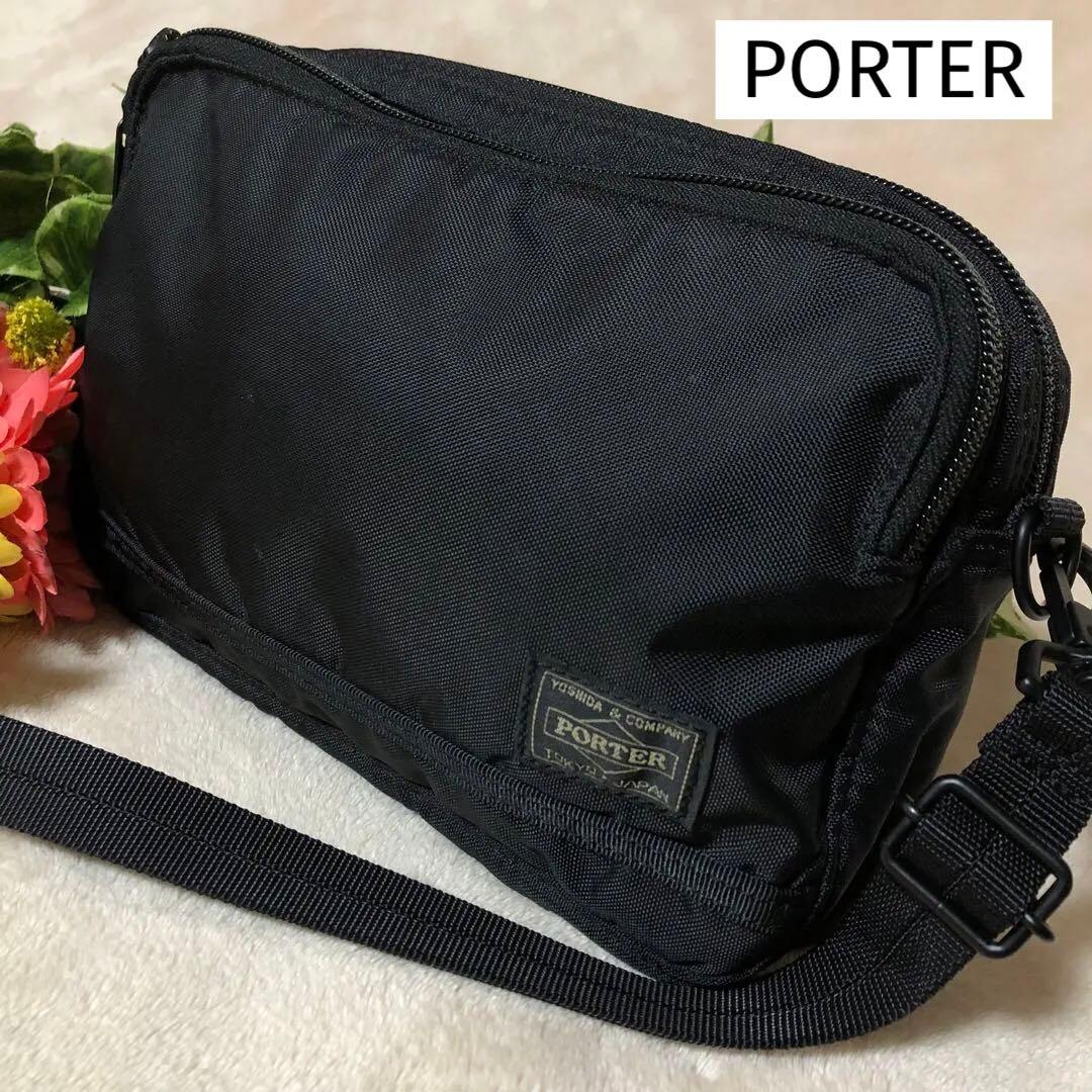 ★mos3★未使用に近い　極美品　ポーター　フラッシュ　ショルダー