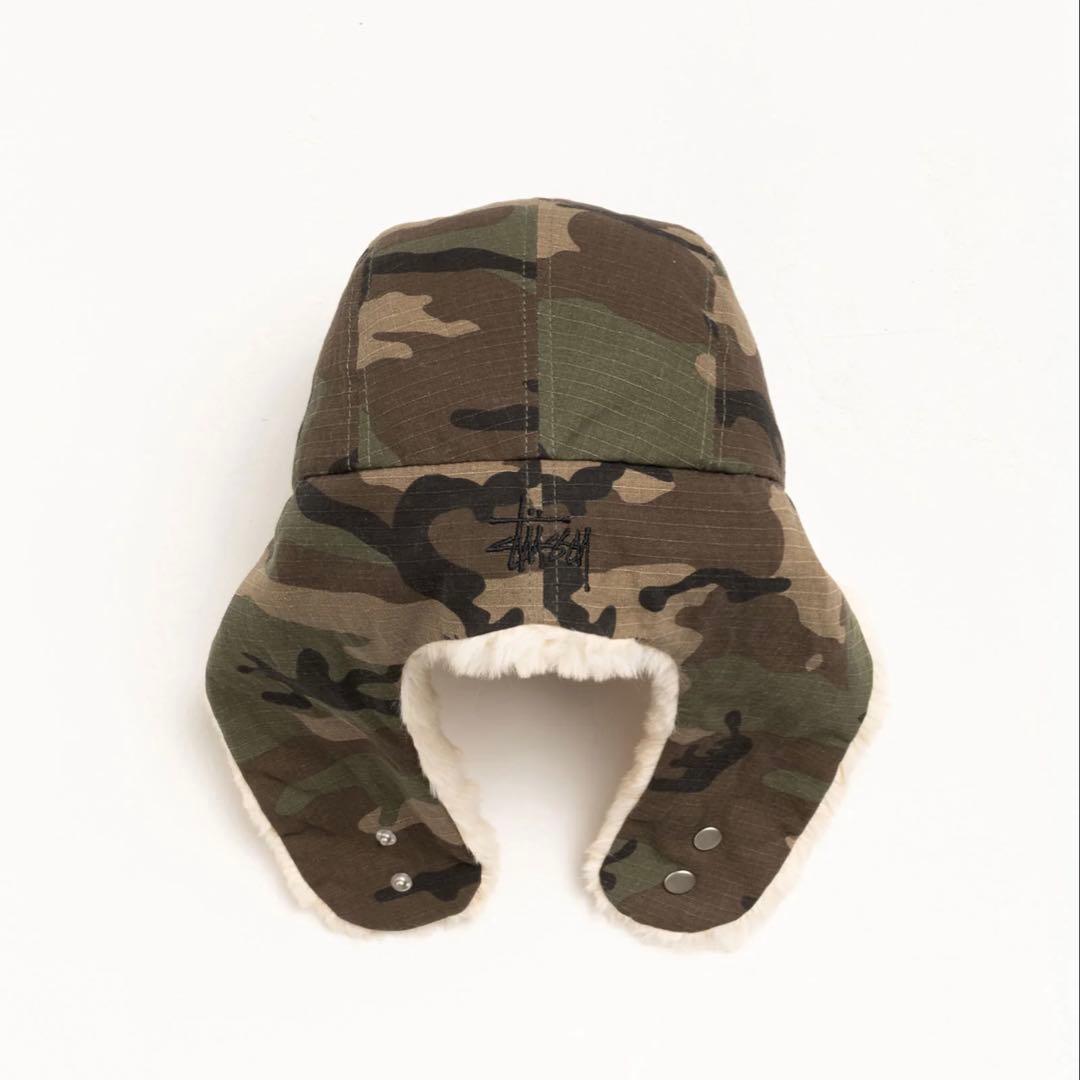 帽子 Stussy Ripstop Trapper Cap Camo S/M
