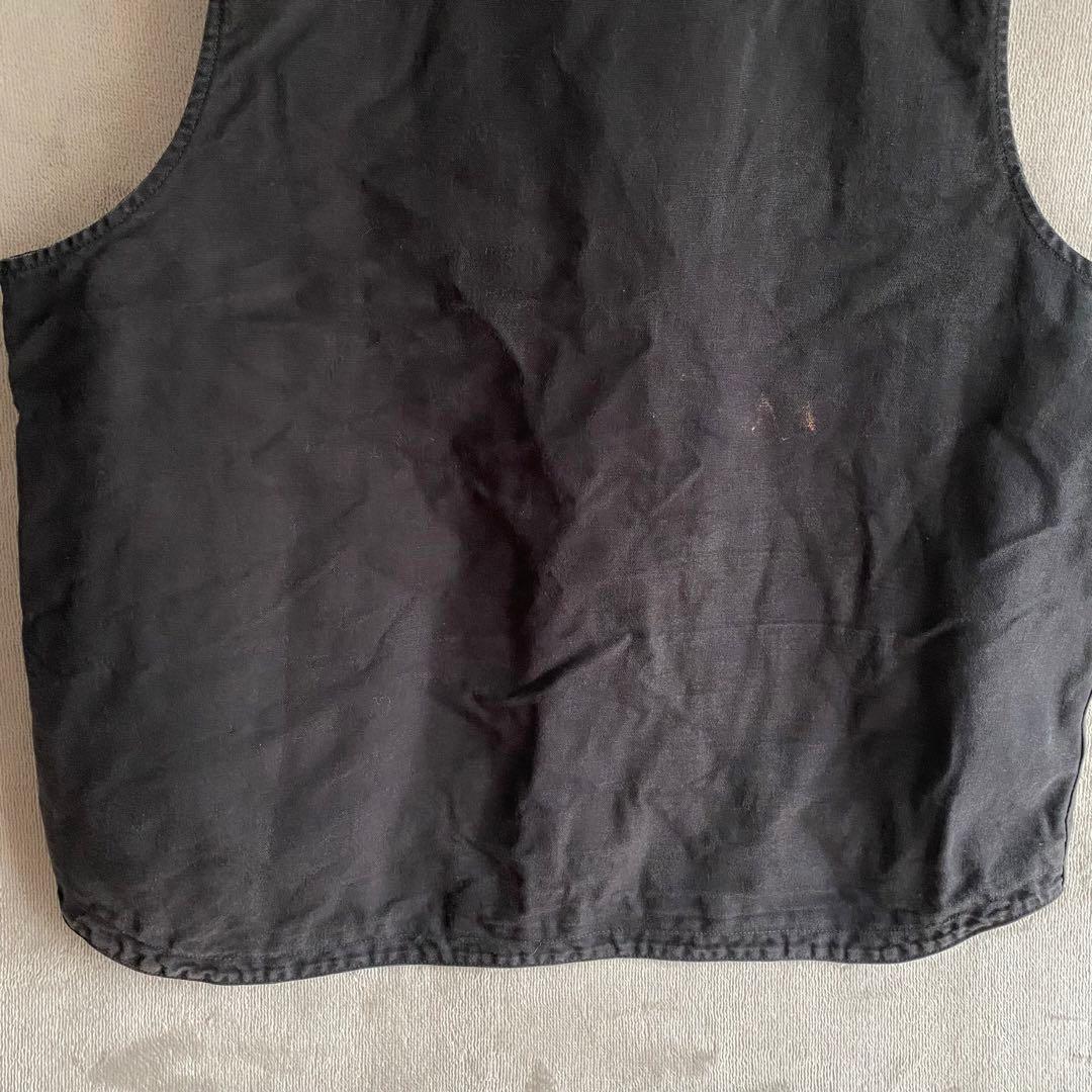 Carhartt ダックベスト 裏キルティング 2XL Tall ブラック