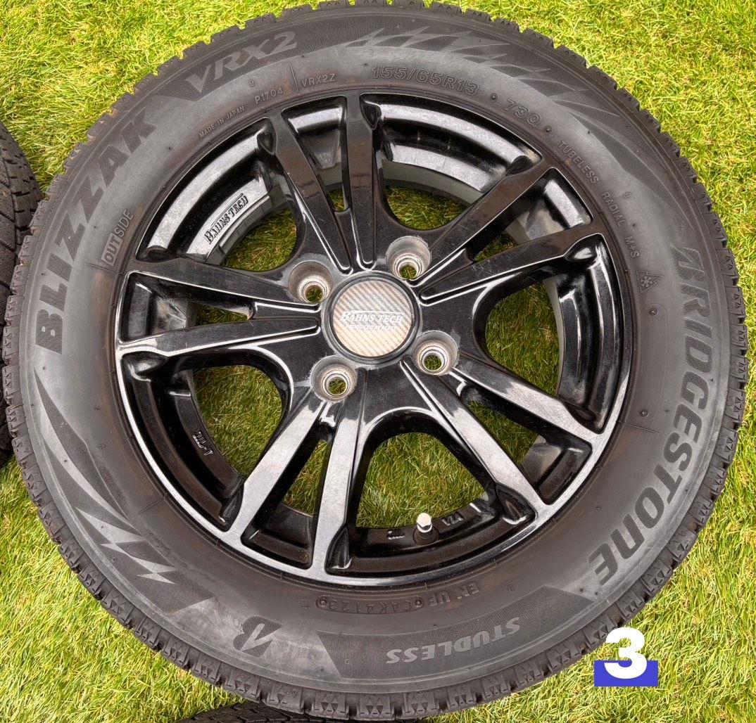 BAHNS TECH 13インチ VRX2付 4本セット