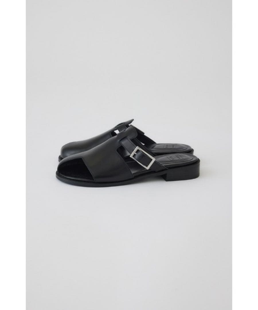 RIM.ARK リムアーク サムレザーフラットサンダル 黒 37 新品未使用