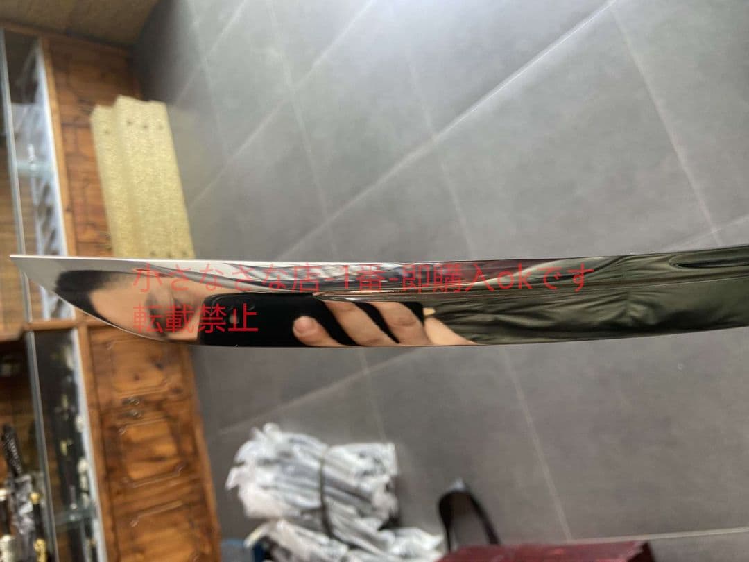 短冊烏丸が狼を殺す 古兵器 武具 刀装具 日本刀 模造刀 居合刀