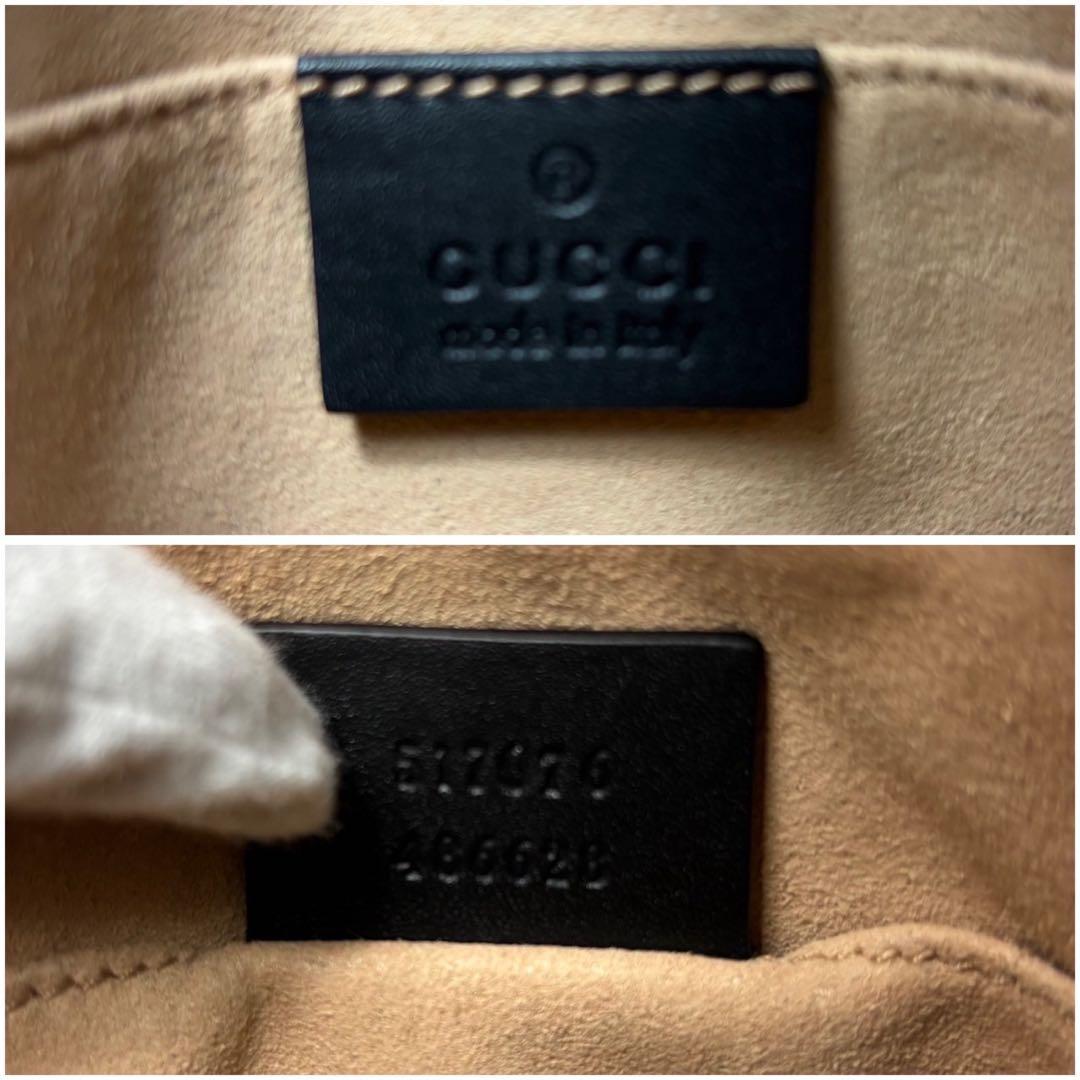 未使用級✨GUCCI ショルダーバッグ スエード GGロゴ シェリーライン 茶