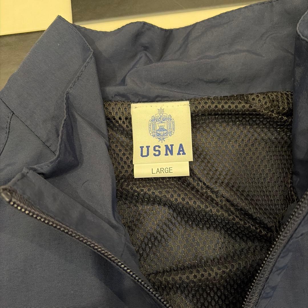 新品 USNA（アメリカ海軍兵学校）トレーニングパンツ ジャケット NAVY