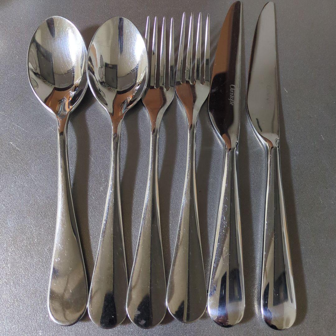 クリストフル　カトラリーセット6点