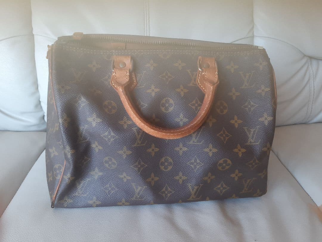 難あり　Louis Vuitton ボストンバッグ ダークブラウン　ルイヴィトン