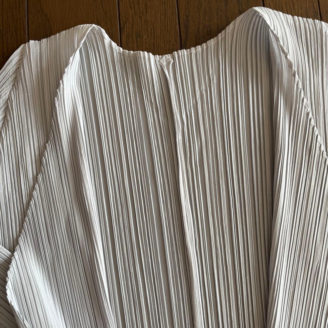 PLAYS PLEASE 薄いグレー カーディガン