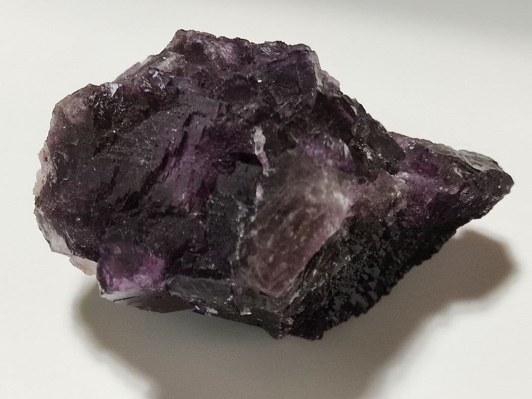 パワーストーン　天然石　パープルフローライト　246g　No.962