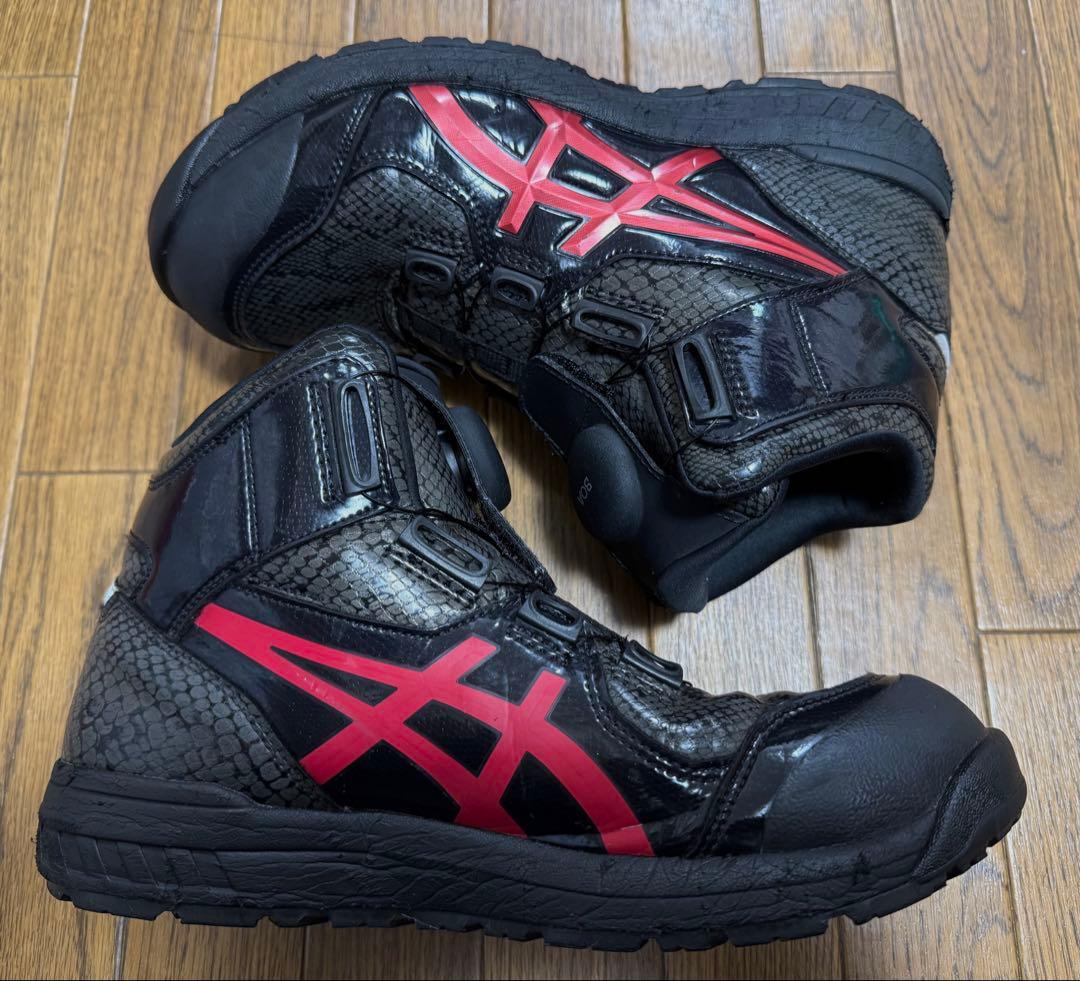 アシックス 安全靴 ウィンジョブ CP304 BLK EDITION 25cm