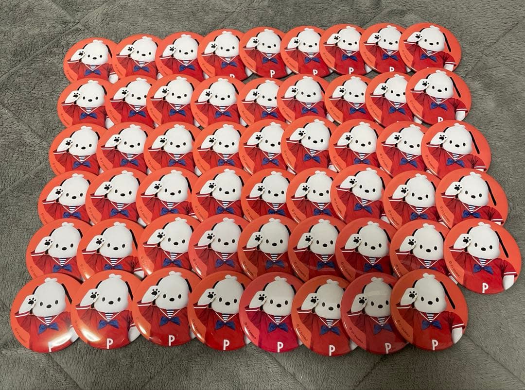 サンリオ ポチャッコ 缶バッジ５３個セット