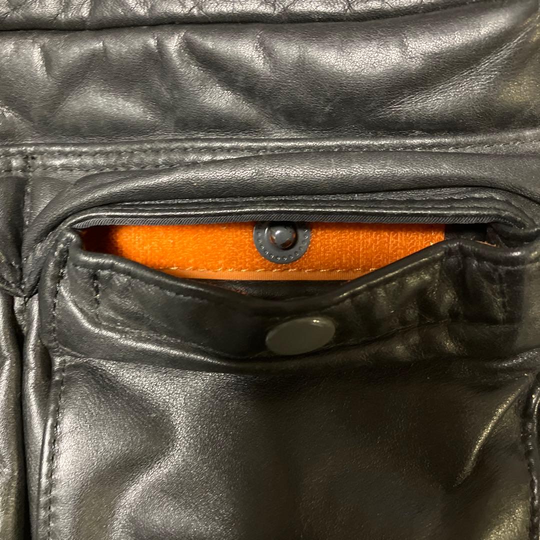 PORTER 吉田カバン　タンカー　レザーショルダーバッグ 2層式　ブラック