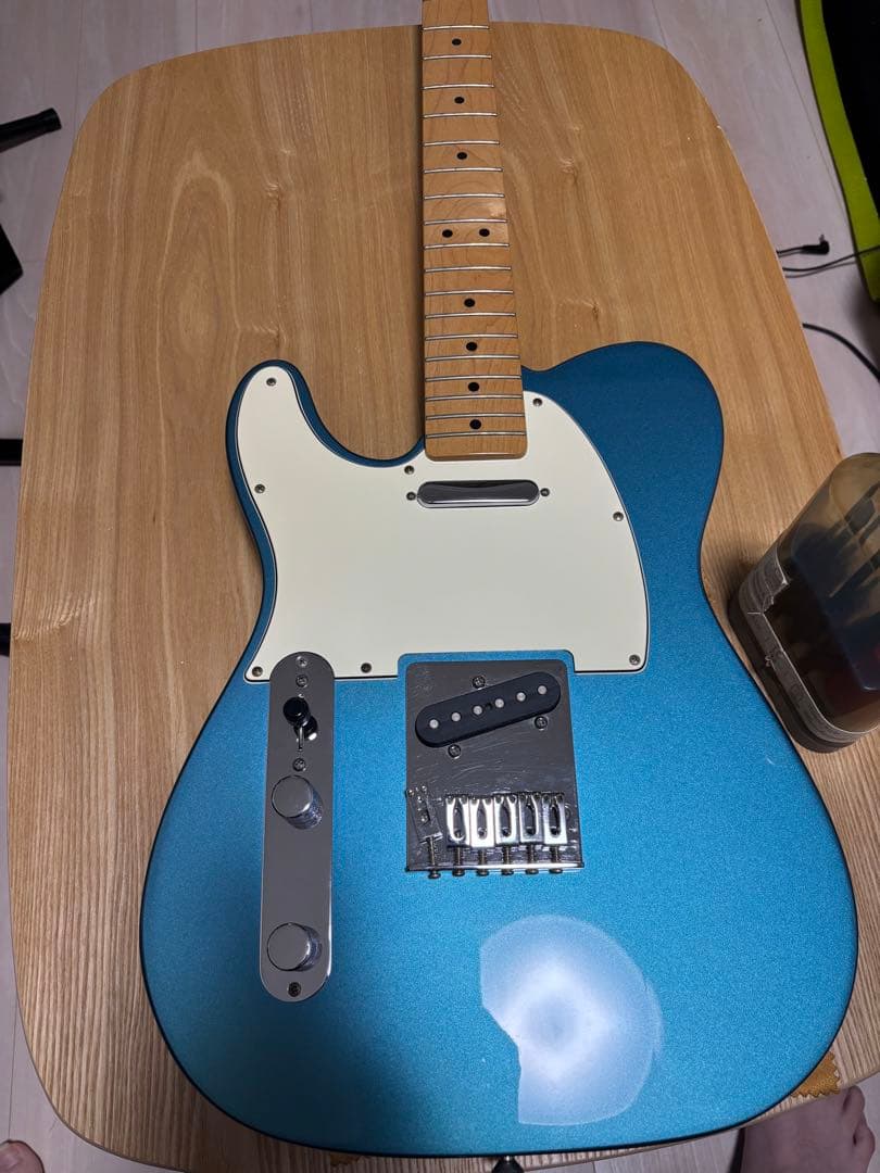 Fender Mexico製 Telecaster 左利き レフティ LH 青色