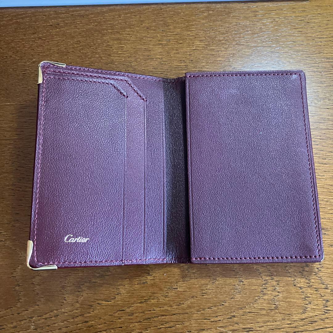 カルティエマスト名刺入れ　ボルドー