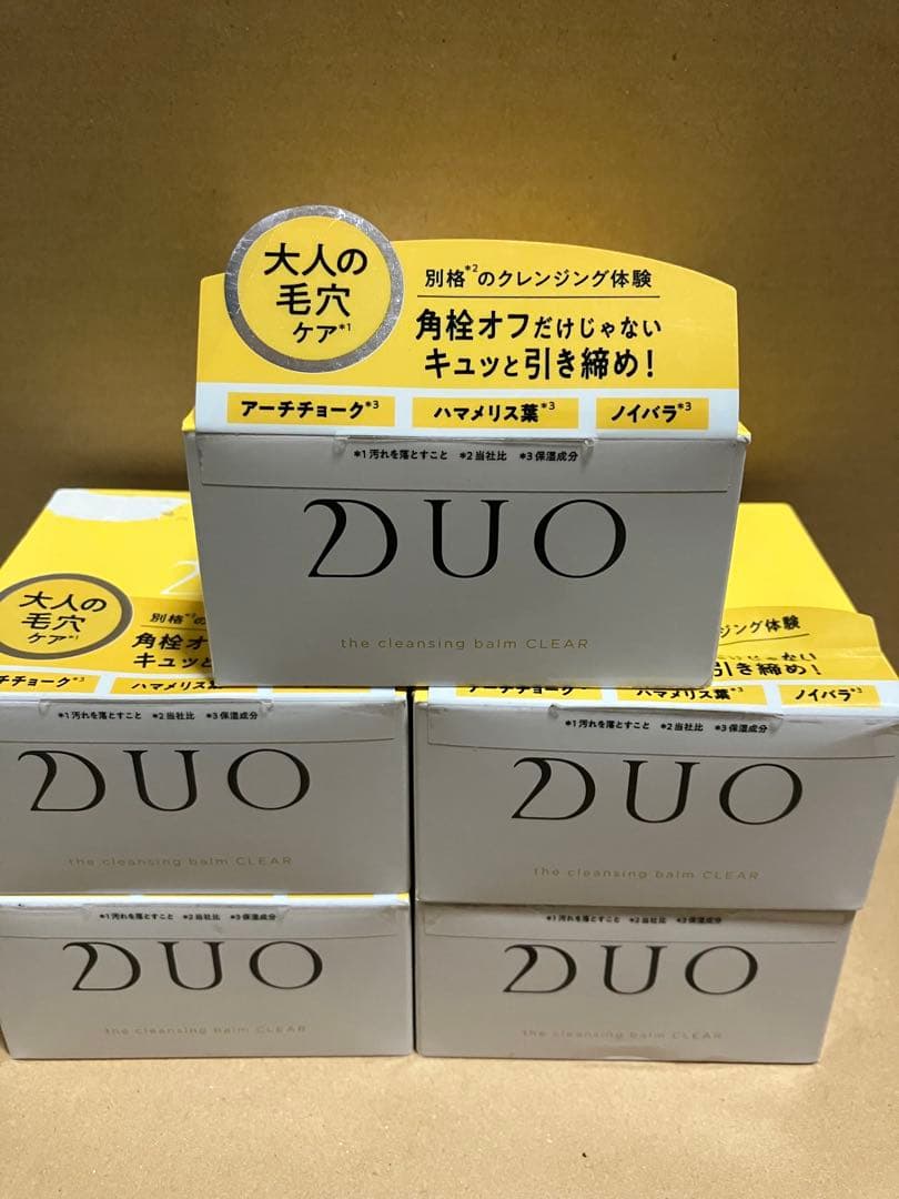 DUO ザ クレンジングバーム　　クリア　5個　デュオ