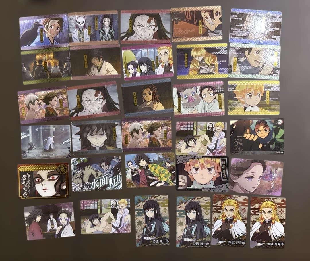 鬼滅の刃　鬼滅　163点　チェンジングカード　シール　クリアカード　非売品　レア