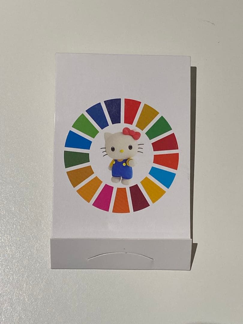 2025万博 国連限定 SDGs ハローキティ ピンバッジ 台紙付き 7点