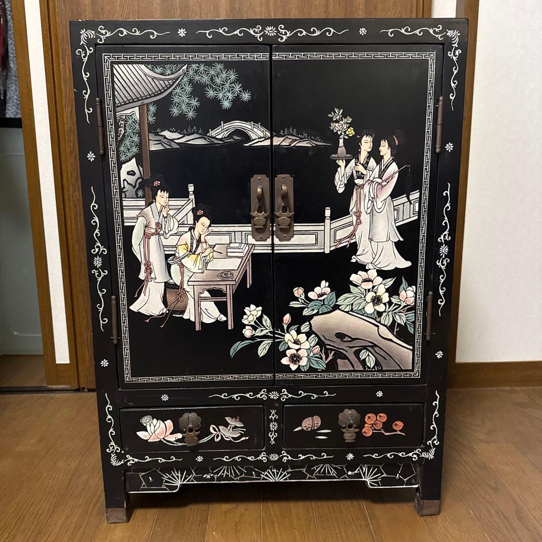 中国家具 キャビネット アンティーク家具