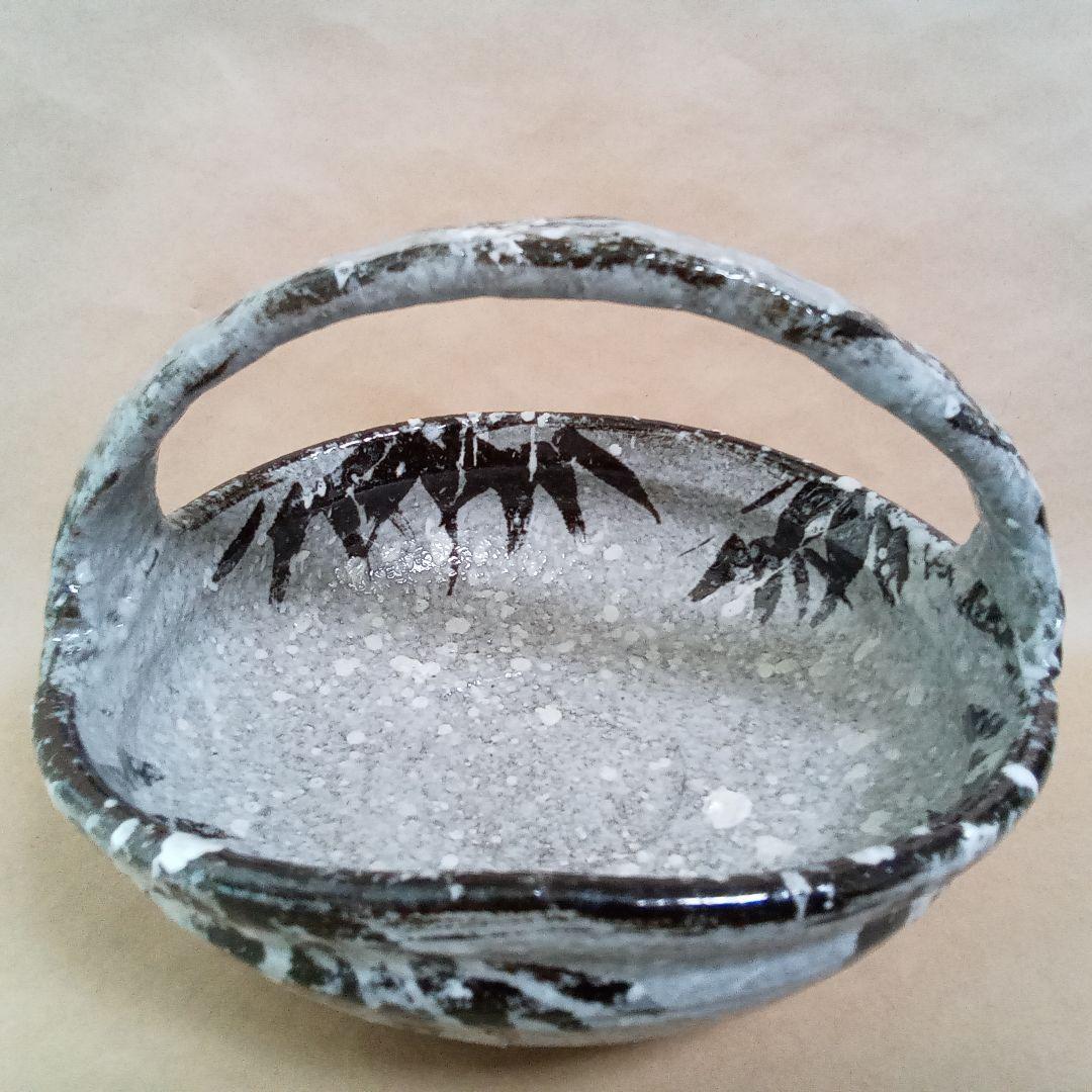 手鉢　雪笹　乾山写　与し三