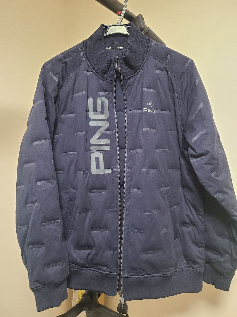PING ネイビー キルティングジャケット