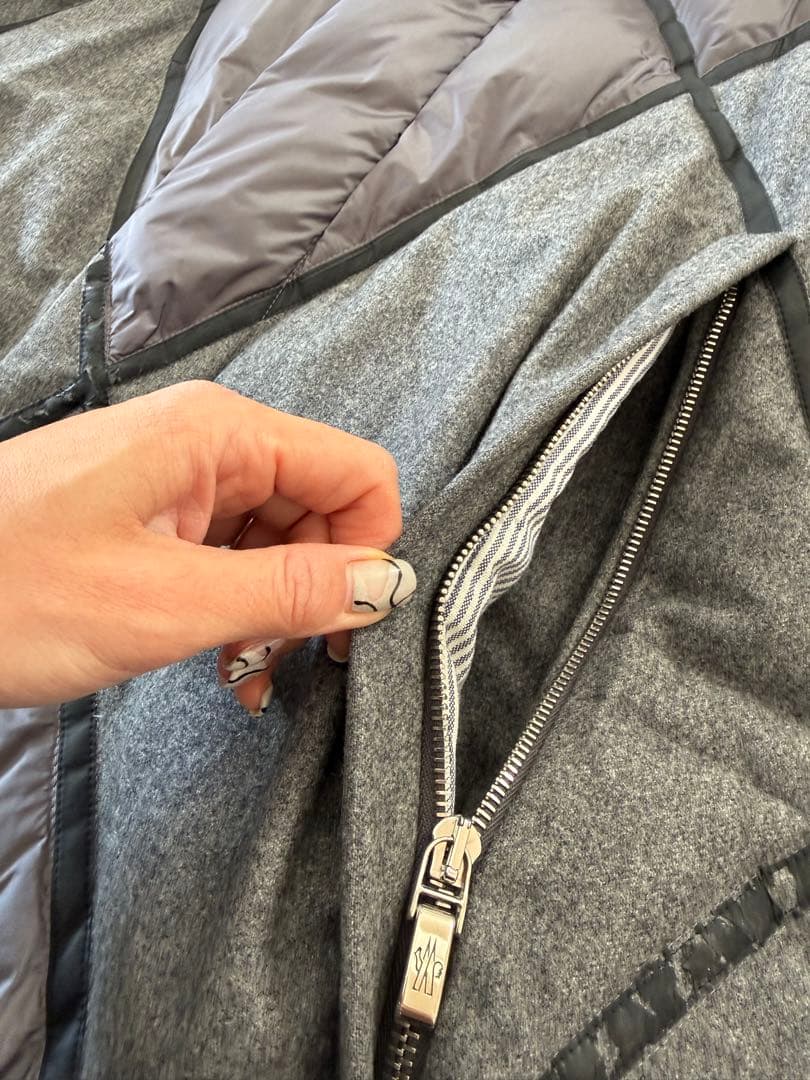 ※ LVMH homme※モンクレール ガム・ブルー ロングダウンコート