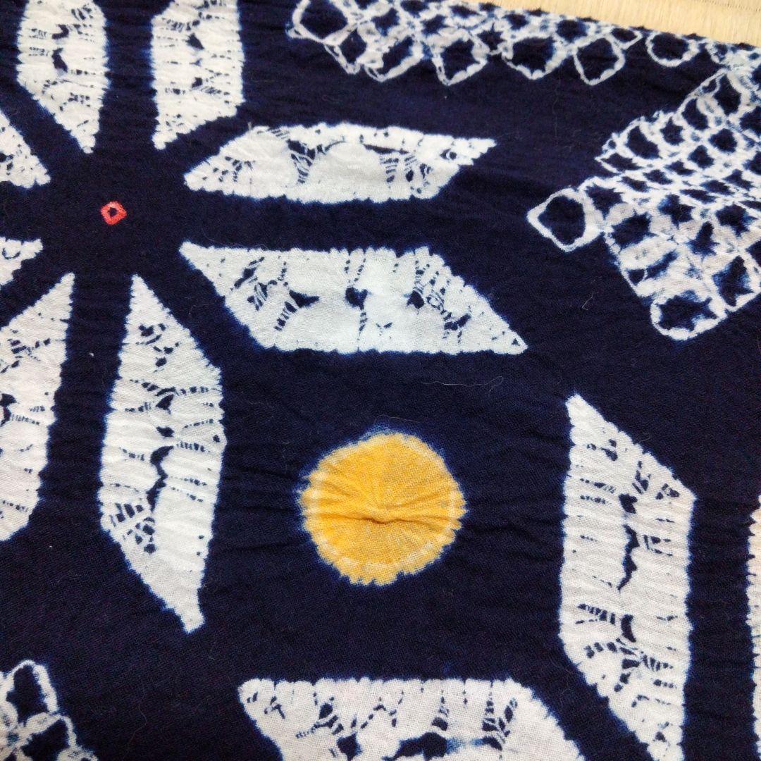 有松絞り浴衣　L　裄70 肩身丈165　美品