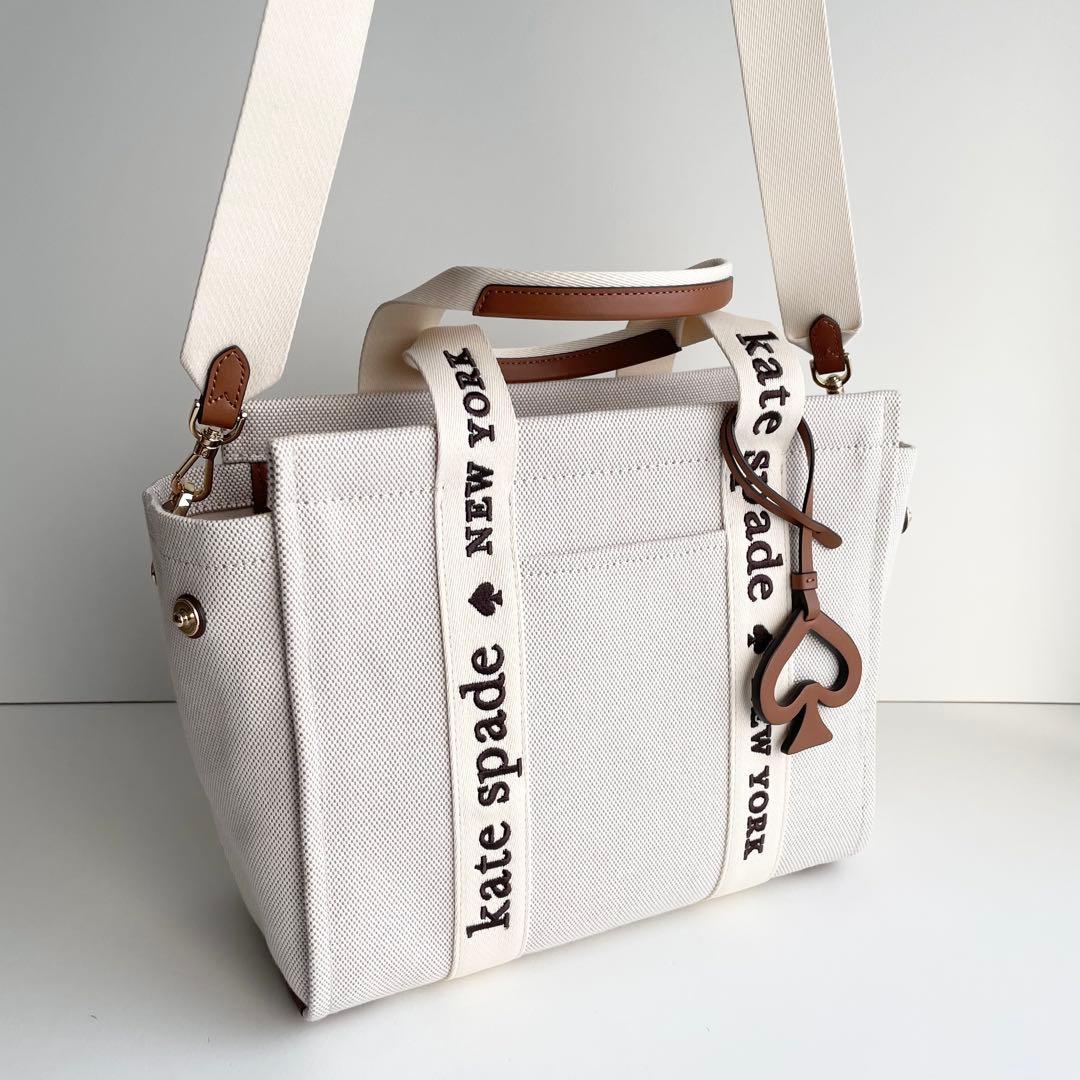 ケイトスペード ハンドバッグ プレンティ キャンバス 2way 新品保管