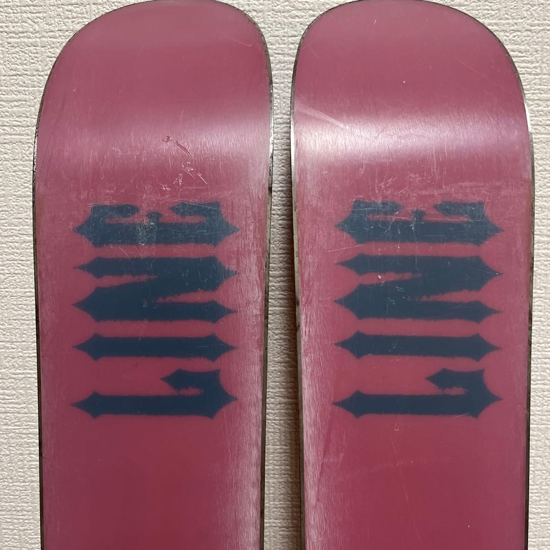 LINE FC PRO スキー板 赤/黒 ビンディング付属