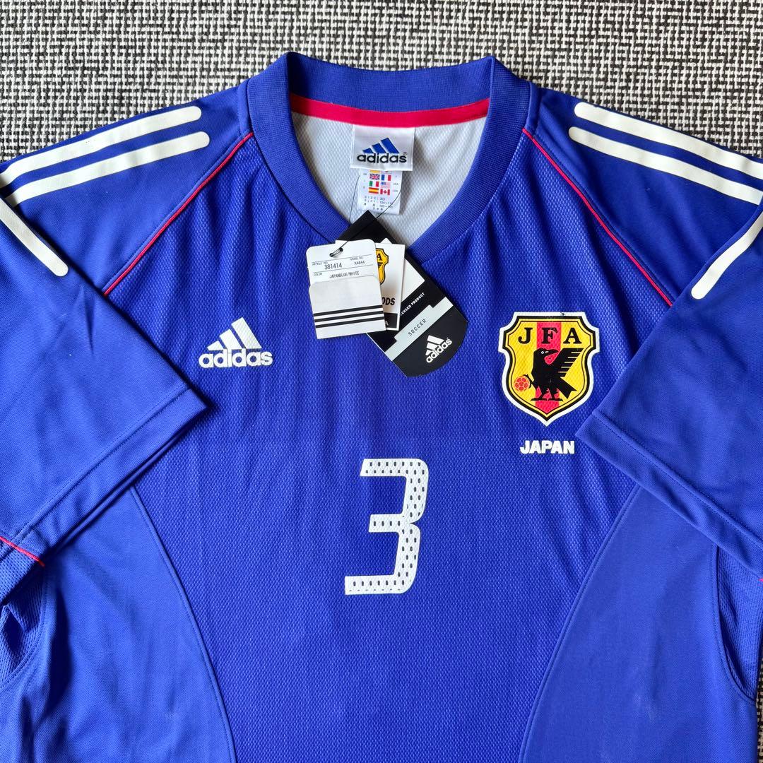 【新品・紙タグ付き】松田直樹 ＃３ 日本代表 ２００２（H） デッドストック