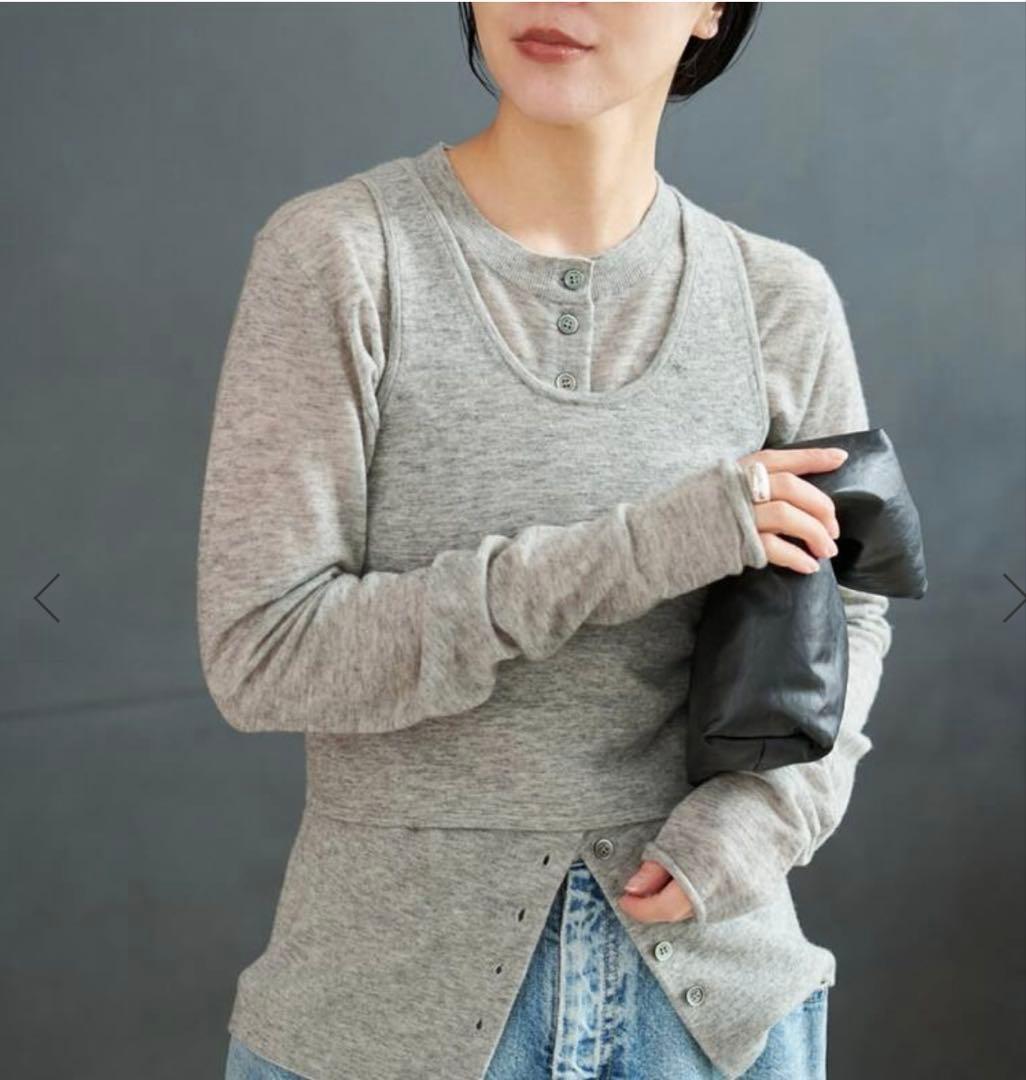 plage R’IAM コンビプルオーバー新品未使用タグ付todayieanuk