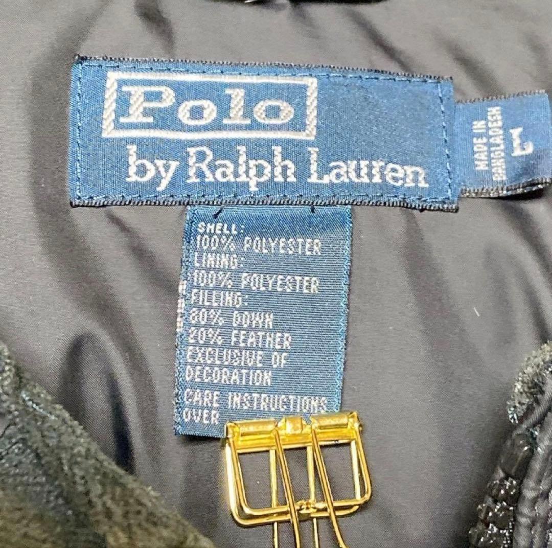 POLO by Ralph Lauren ダウンジャケット L 黒 フーディー