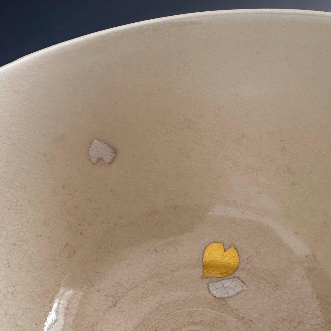 茶道具　色絵　桜　茶碗　琴浦窯　和田桐山　共箱　春　薄茶　抹茶　さくら