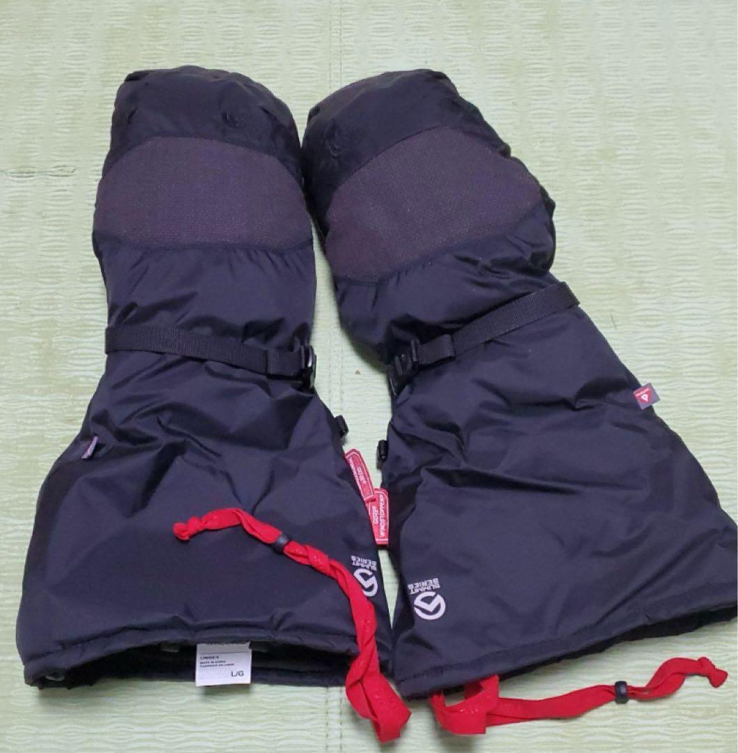 レザーとナイロン製ミトングローブ Lサイズ