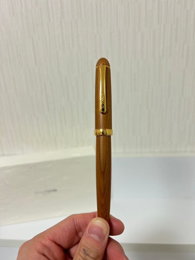プラチナ万年筆 屋久杉 細字