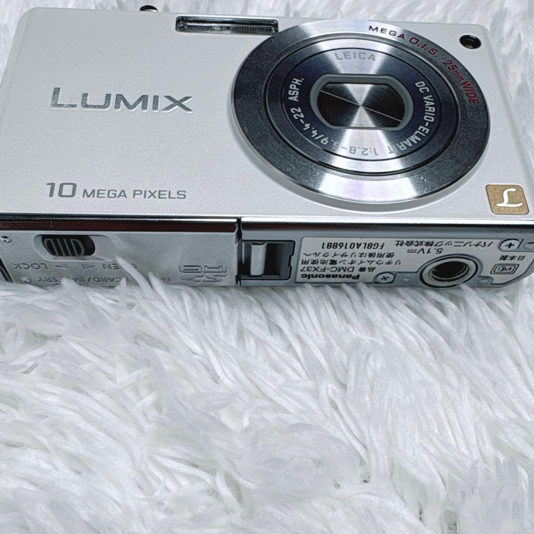 【動作品】Panasonic LUMIX デジカメ DMC-FX37 ホワイト