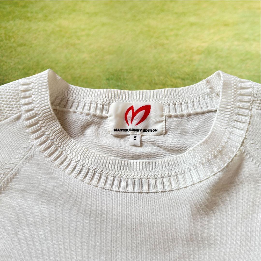 現行モデル　マスターバニー　ニット　薄手　5 L 〜XL相当　白　ホワイト