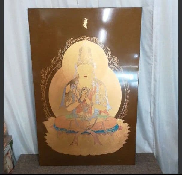 大日如来　蒔絵パネル