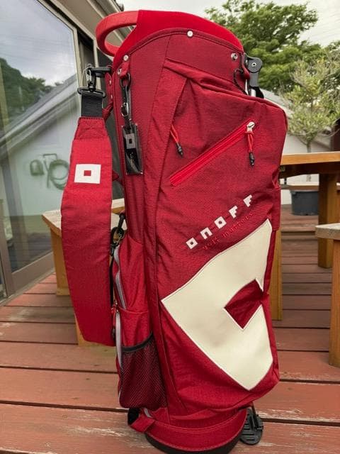 ONOFF キャディバッグ レッド