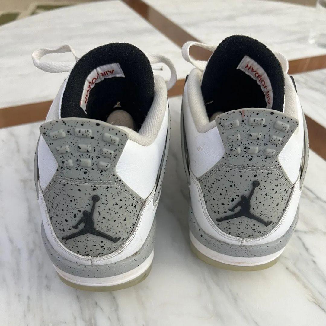 値下げ【美品】ナイキ ジョーダン 4 ゴルフ ホワイトセメント 27.5cm